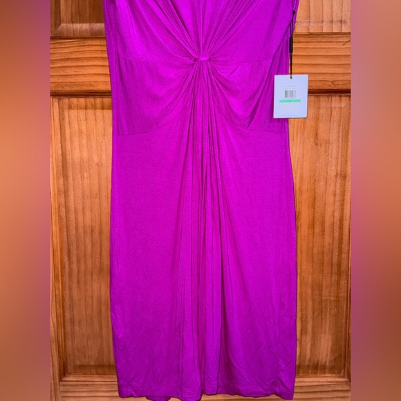 NWT Calvin Klein Women’s Zinnia Twist-Front Sleeveless Knit Sheath Mini Dress-8 - Picture 6 of 13